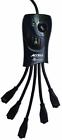 1080 012301982909 Accell Powersquid Surge Protector Power Strip Black Joules
