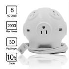 01794 Power Strip Tower Usb Port Surge Protector Outlet 7599679501794