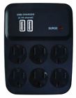 0410527821 Woods Dual Usb Charger Surge Protector With Cradle