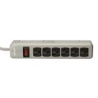 041550db Woods Metal Power Strip With Cord Light Grey 009326503950