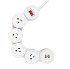 058219783177 Flexicon Flexigon Usb Port Flexible Electric Surge Protector
