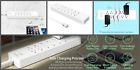 0658412054 Extenzion Surge Protector Usb Charging Ports Home Office 029892330743