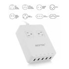 0712641716003 Bestek Usb Travel Power Strip With International Adapters 0712641716003 Bestek Usb Travel Power Strip With International Adapters