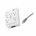 1800w 082901245902 Unbranded Generic 5 Outlets Office Surge Suppressor White 15 Amp 120v Ace