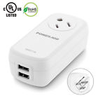 1 Outlet Power Strip 2 Usb Port 614409010371