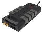 1200hnmelm6 Rosewill Surge Protector Power Strip Outlet Rotating Ports Extension Cord