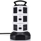 1201fhmpv1s Jackyled Power Outlet Tower Surge Protector Usb Electrical Plug Socket