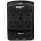 121824 Monster Power Core 650 Wall Tap 2 Usb Ports 6 Outlets 050644696695