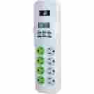0431806 14623 Ge Surge Protector W Energy-saving Digital Timer 8 Outlets 4 Cord 043180146236