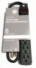 14698 Ge Power Strip Cord Black 043180146984 14698 Ge Power Strip Cord Black 043180146984