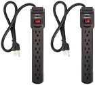 1601b2pk Amazonbasics 6-outlet Surge Protector 841710106275 1601b2pk Amazonbasics 6-outlet Surge Protector 841710106275