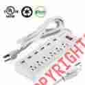 1d3525134 Power Strip Surge Protector Poweradd 6 Ac Outlets Surger With Usb Port Charger Lightningproof 763769806091