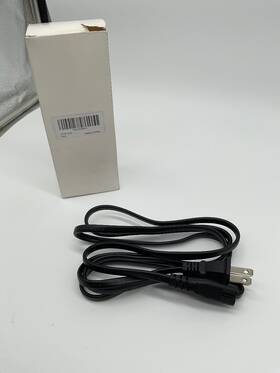 X003ghzb1x 1pc Ac Power Cord Figure 8 Iec C7 To Us Plug 2-prong Black Mpn