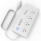 1ps01a Alloda Alexa Wifi Power Strip Smart Surge Protector Usb Charging