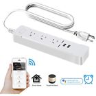 21 Sieges Wifi Smart Power Strip Surge Protector Flat 658126204613
