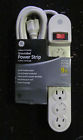 215019 Ge Perpendicular Power Strip With Cord Beige Brand New