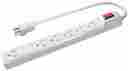 6861406 30006 Stanley 6 Outlet White All Purpose Power Strip 686140300066