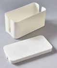 3130938 Afoyft Oversized Power Strip Organizer White