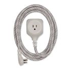 360476 Generic Electrical Habitat Harmony Braided Extension Cord With Dual Usb