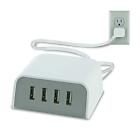 36741 Jasco Ge Usb Desktop Charging Station Extension Cord 030878367417