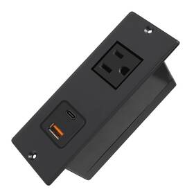 4 Leaf 665878347970 Recessed Power Strip Usb C 20w Pd Fast Charge Desk Outlet Type 1 Outl