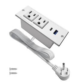 4 Leaf Pt-0079 Usb C Recessed Power Strip Fast Charge Desktop Station Pd20w Qc18w 20w
