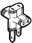 400b-box Leviton Outlet Cube Tap Vinyl Brwn 076335043951