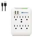 402007-wht Cable Matters Wall Mount Surge Protector With Dual 081159814144