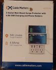 402018-wht Cable Matters Outlet Power Surge Protector With Usb 081159817022