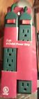 402025-blkx2 Pack Surge Protector Power Strip With Cord And 818707020425
