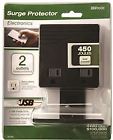 41057821 Coleman Cable Outlet Surge Protector With Usb Protection 078693410505