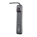 41304 Woods Surge Protector With Usb Black 078693411304 41304 Woods Surge Protector With Usb Black 078693411304