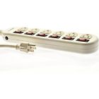 41419 De Long Outlet Surge Protector With Individual Lighted 812376043907