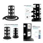4318053701 Kebaina Power Multioutlets Strip Surge Protector Socket Black 6000066163316