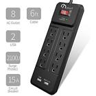 432231385 Usb Power Surge Protectors Strip Protector With Outlets 6925859600888