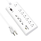 4332798441 Elegiant Power Strip Surge Protector Outlets Smart Usb Charging Ports