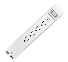 4outsrg2usbwht Monster 4 Outlets Surge 850353007351