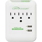51550 Compucessory Surge Protector Ac Power Usb Va 079412515501