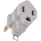 58900 Ge Polarized Grounding Adapter Plug Gray 043180639875 58900 Ge Polarized Grounding Adapter Plug Gray 043180639875