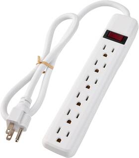 6-outlet 460352754823 Surge Protector 250 Joules 2ft Cord 15a/125v 1875w Max 6feet