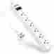 Bj6005-fba 6-outlet Bestek Surge Protector Power Strip With 6-foot Cord 200 Joule