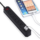 6 Outlet Socket Power Strip 3 Usb Port 763769794992