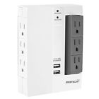 606719353439 Oviitech Outlet Swivel Wall Tap Surge Protector Power
