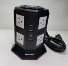 614631416125 Lidlife Tower Power Strip Outlets With Smart Usb
