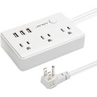 645195310932 Jsver Outlet Power Strip Surge Protector With Usb