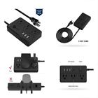 652054713148 Power Strips With Usb Outlet Feet Long Cord