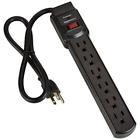 689231597741 Amazon Basics Surge Protector Power Strip Joule Black