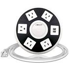 696177968733 Multioutlets Surge Protector Power Strip Usb Charging Port