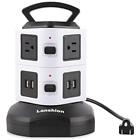 6outlet4usb Power Strip Surge Protector With Retractable Cord And 607569849240