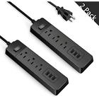 704529355503 Power Strips Strip Surge Protector Feet Extension Cord